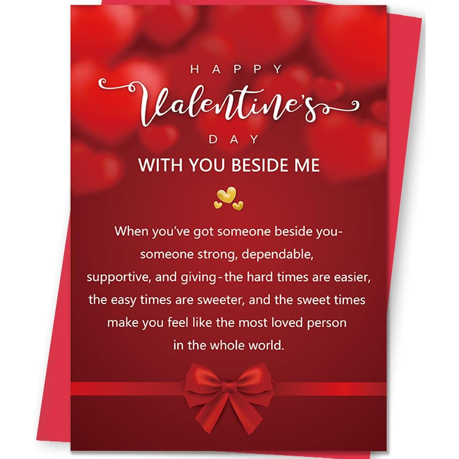 Valentines Day Card For Husband Boyfriend, Romantic Valentines Day Card For Wife Girlfriend, Valentine'S Day Gift For Him Men