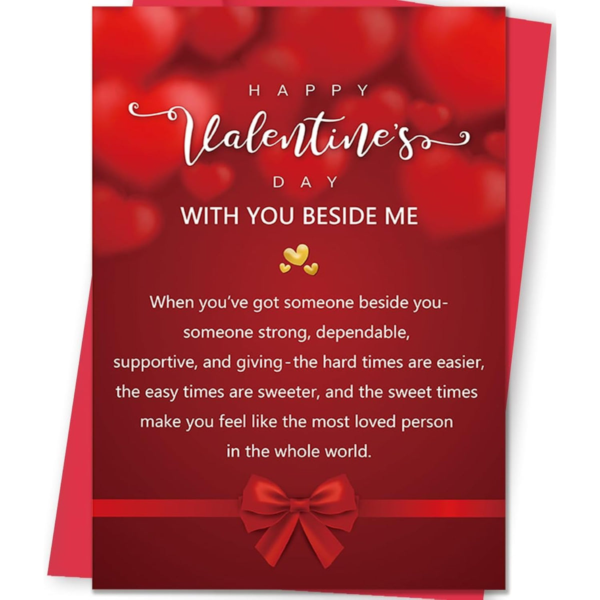 Valentines Day Card For Husband Boyfriend, Romantic Valentines Day Card For Wife Girlfriend, Valentine'S Day Gift For Him Men