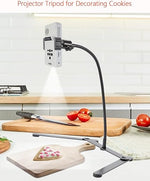 Adjustable Phone Tripod Stand for Recording, Live Streaming, and Cooking