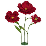 5.8 Ft Giant Artificial Flowers For Decoration,Large Eva Flower Decor,Wedding Arrangements, Birthday Party Banquet Background,Hotel,Office,Window Display(Wine)