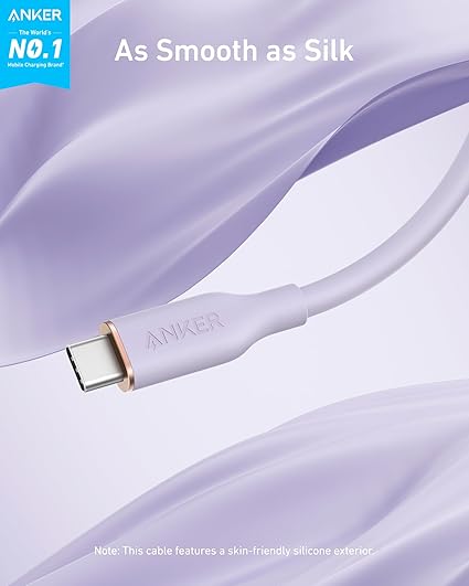 240W USB C to USB C Fast Charging Cable 6FT Purple for iPhone 17 16 15 MacBook iPad