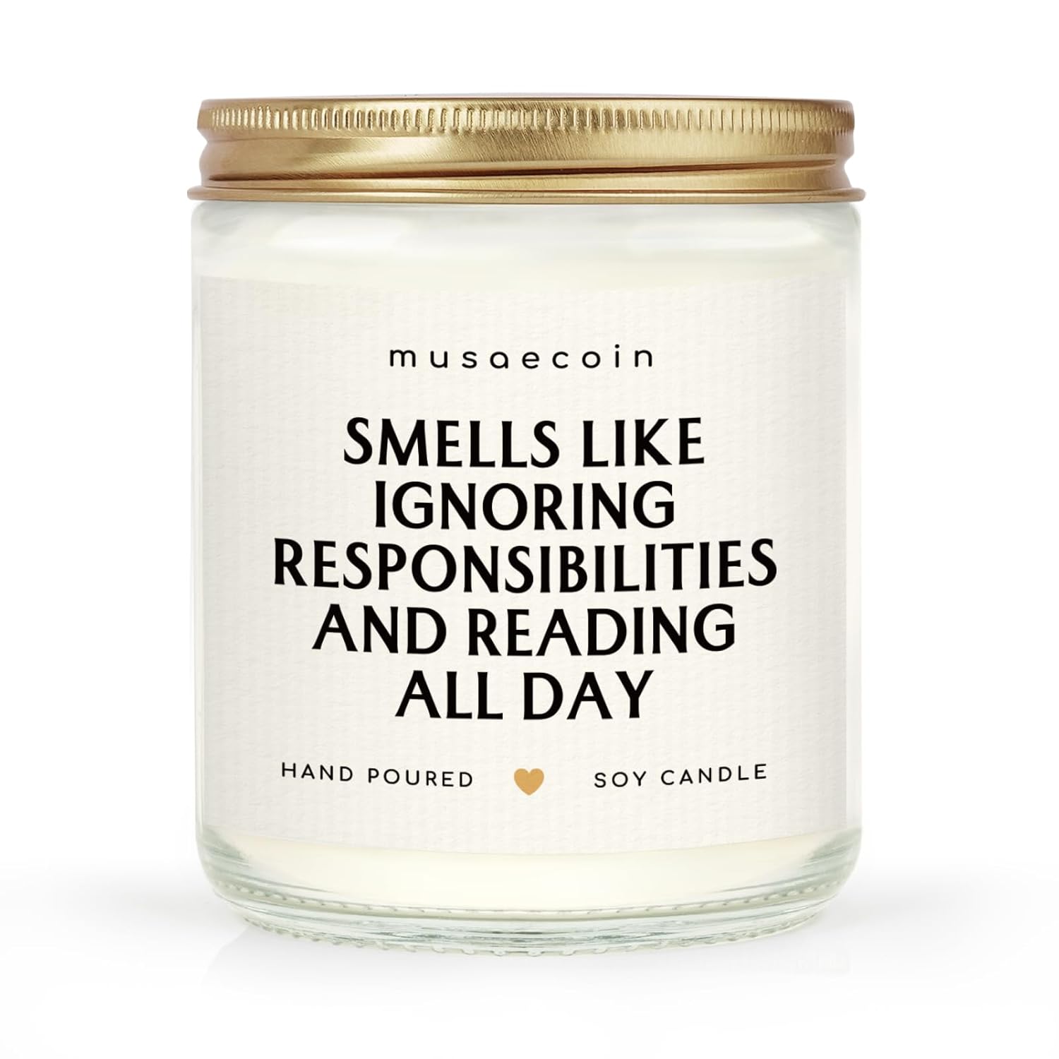 Book Lovers Gifts, Funny Gifts For Book Lovers, Birthday Bookish Presents For Readers Librarian Bookworm - Handmade Lavender Candle 7Oz