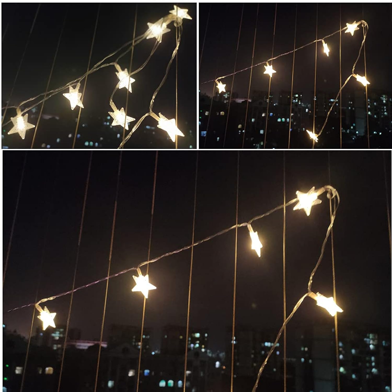 Star String Lights Battery Operated, 10Ft 20 Led Warm White Twinkle Little Star Light For Kids Room Bedroom, Indoor Outd