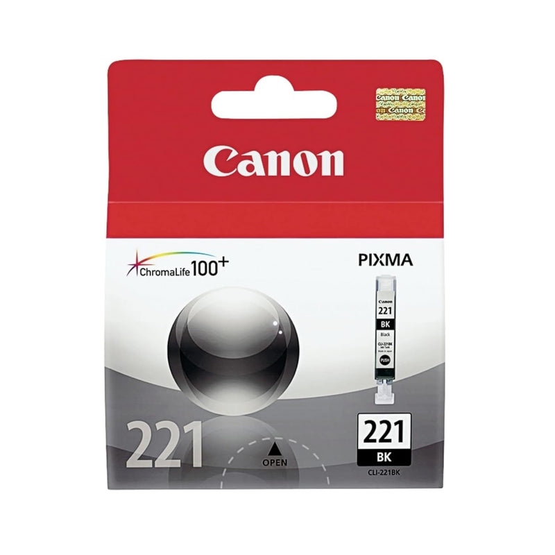 Canon CLI-221 Black Ink for MP, MX, iP Series Printers, Various Models