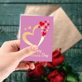 36 Pack Small Valentines Cards With Envelopes 2.5 X 3.5 Mini Foil Valentine’S Day Cards Blank Inside