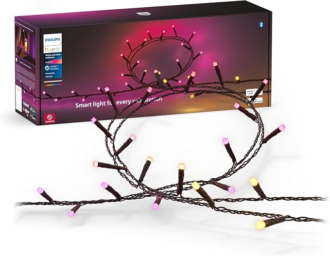 Philips Hue Festavia String Lights 130 Foot 500 Mini Color Changing LEDs