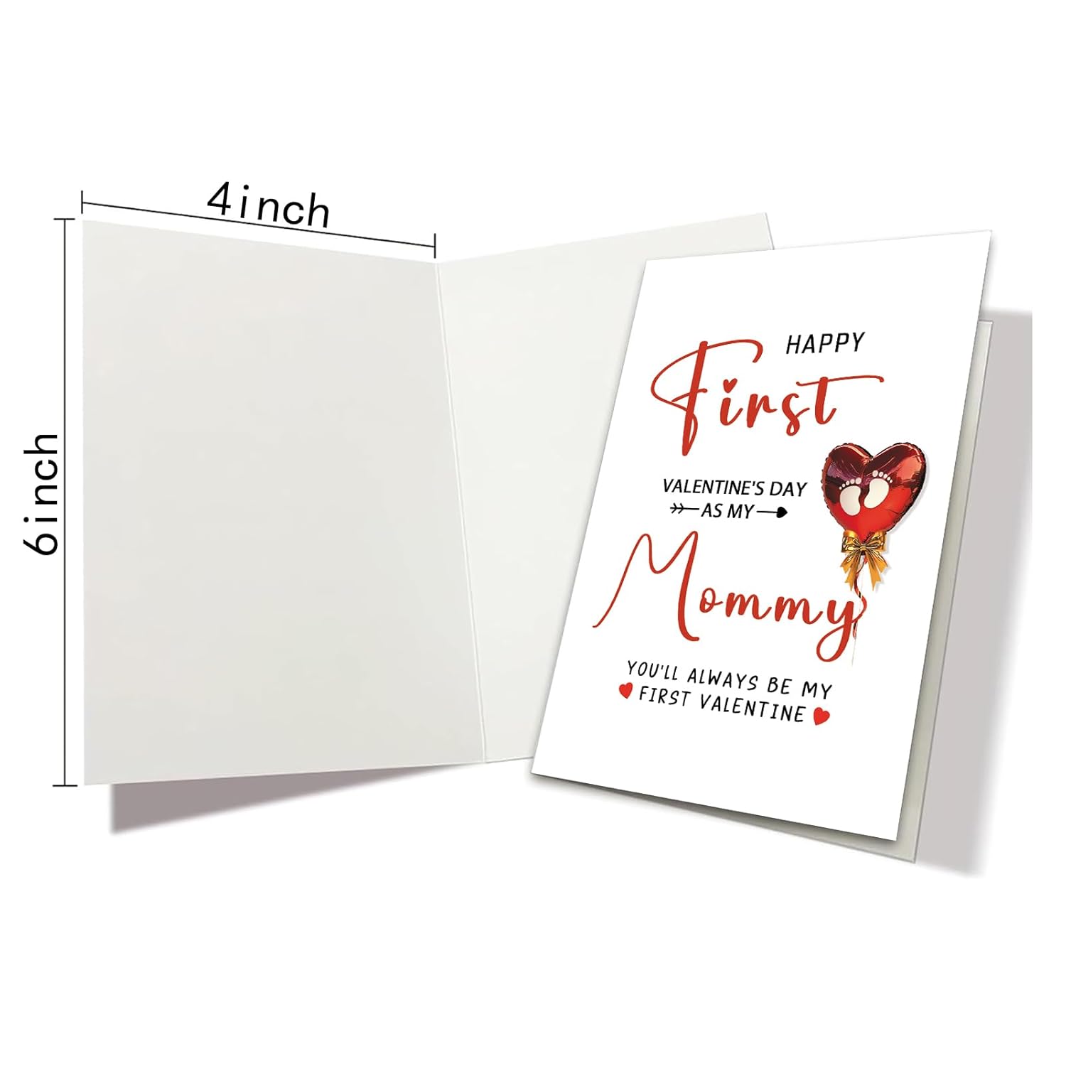 First Valentines Day As My Mommy Card Happy First Valentine'S Day Card From The Bump Mom To Be Valentine Card 1St Valentines Card Greeting Card With Envelope Always Be My 1St Valentines Card