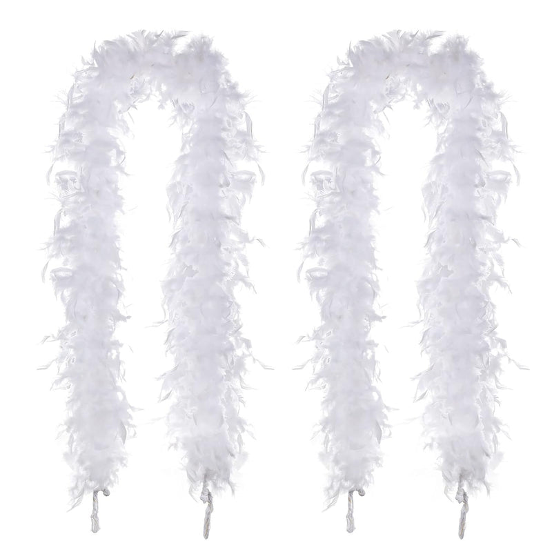 Feather Boa 2 Pcs 40 Grams 72 Inches Long Chandelle Feather Boa Soft T