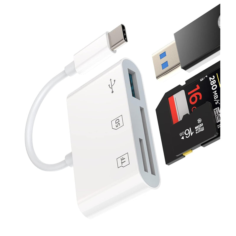 Usb C Hub Tf Micro Sd Card Reader Usb 3.0 Docking Station Multiport Adapter Fo