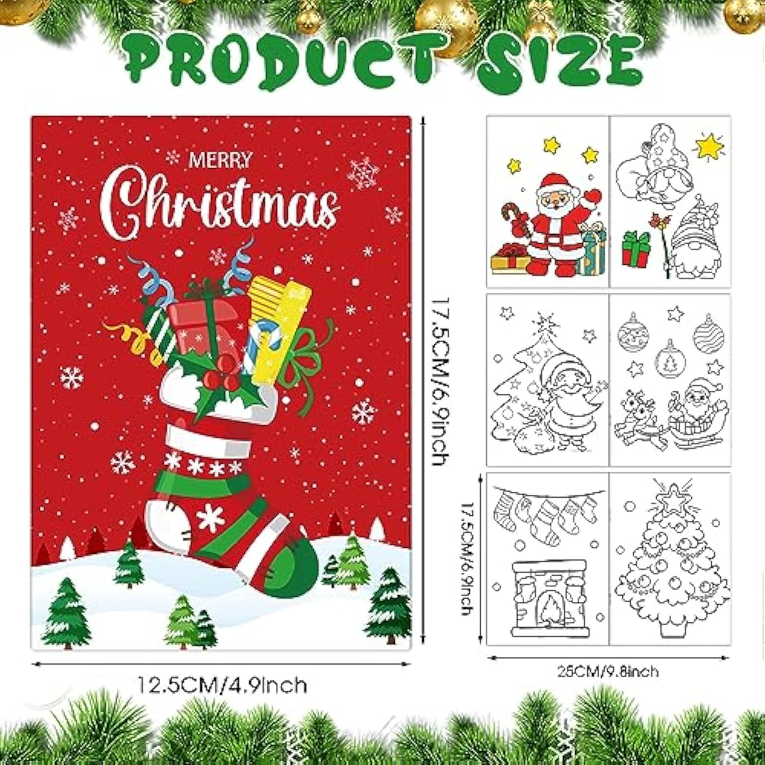 144 Pcs Merry Christmas Coloring Book Bulk For Kids Winter Activity Books Party Favors Drawing Book With Snowman Gingerbread Man Santa Claus Patterns Goodie Bag Filler And Holiday Gifts