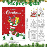144 Pcs Merry Christmas Coloring Book Bulk For Kids Winter Activity Books Party Favors Drawing Book With Snowman Gingerbread Man Santa Claus Patterns Goodie Bag Filler And Holiday Gifts