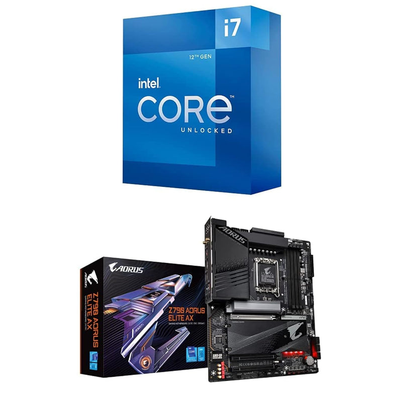 Intel Core i7-12700K + GIGABYTE Z790 AORUS Elite AX Motherboard