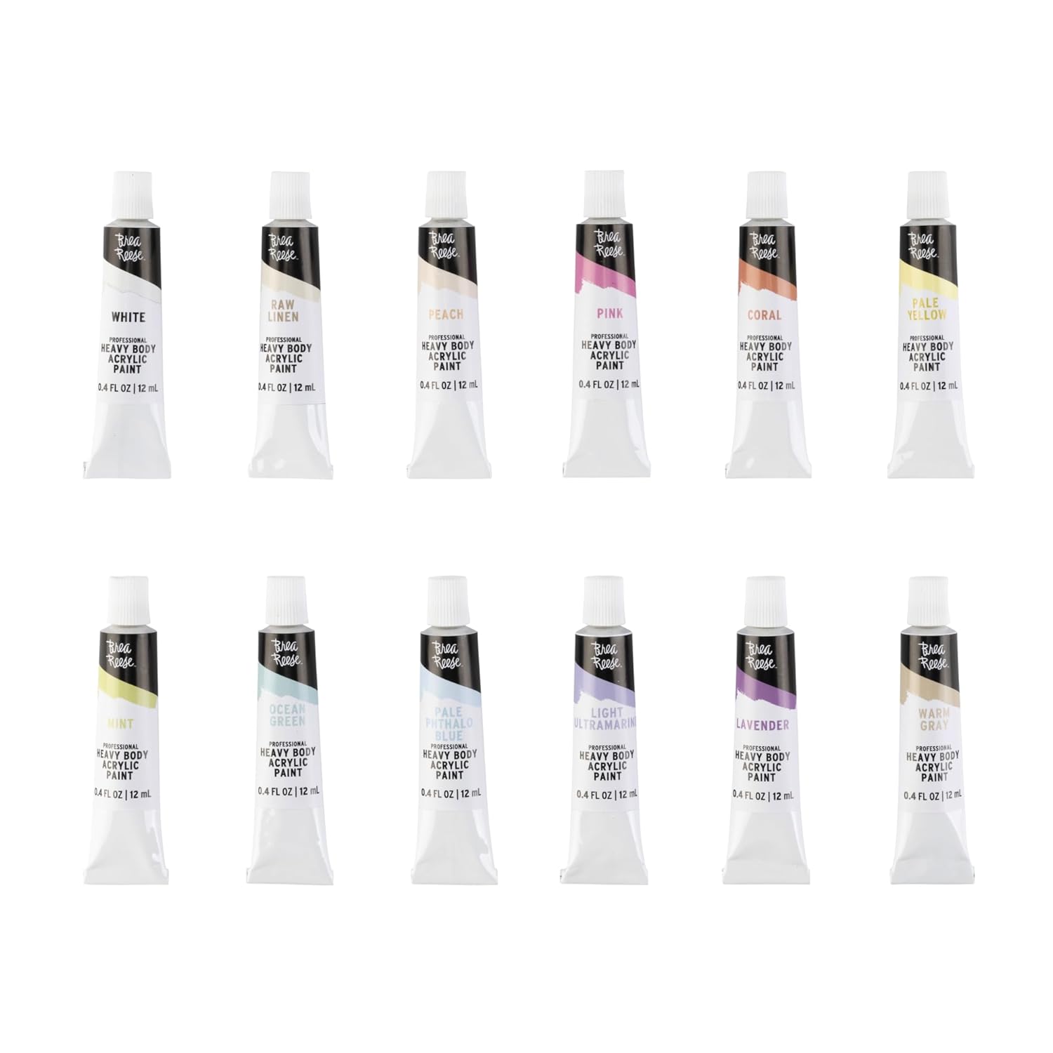 Momenta Acrylic Paint Set 12/Pkg-Pastel