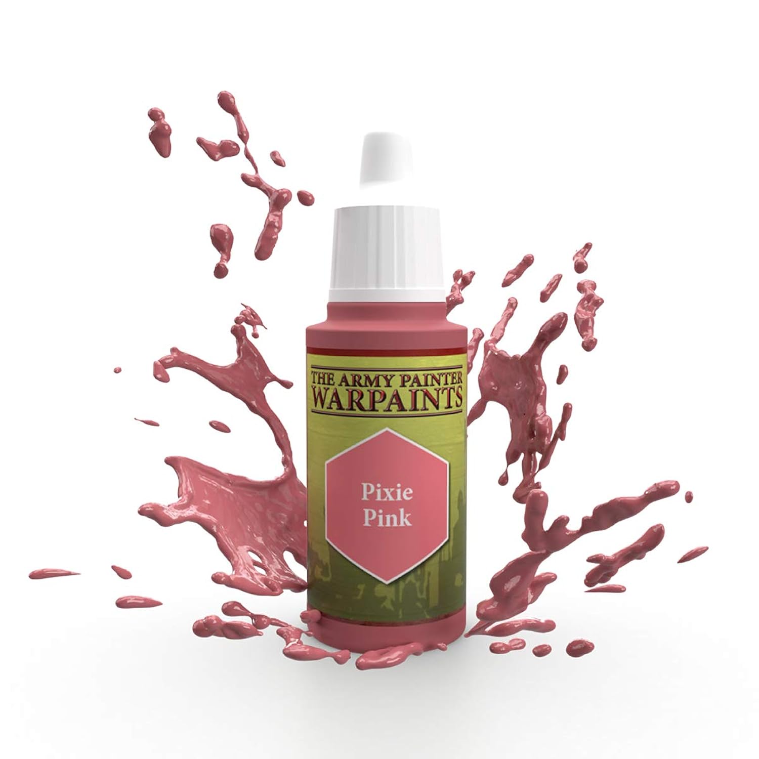 Warpaints Pixie Pink - Acrylic Non-Toxic Heavily Pigmented Water Based Paint For Tabletop Roleplaying, Boardgames, And Wargames Miniature Model Painting