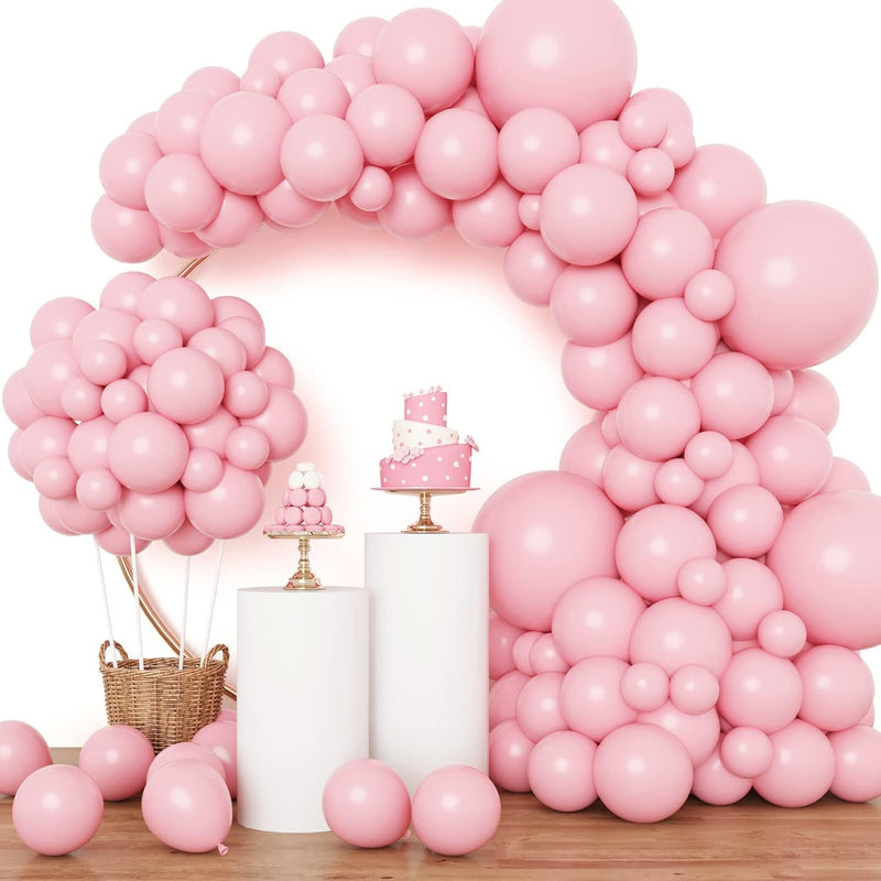 Pink Balloons 129Pcs Light Pink Balloons Different Sizes 18 12 10 5 In