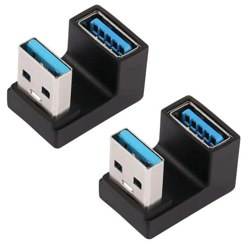 U-Shape Usb 3.1 Adapter 180 Degree Usb A Male To Female Coupler Connector 10Gb