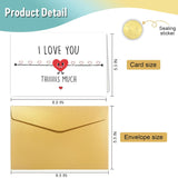 Cute Valentines Day Card For Him Her, Whimsical Anniversary Card For Boyfriend Girlfriend, Funny Happy Birthday Card For Partner Mom Dad, I Love You This Much