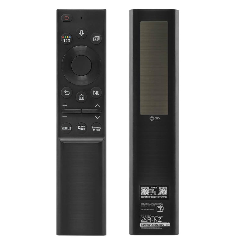 Solar Charging Bn59-01357 Voice Remote Control Fit For Samsung Smart Tvs, Sola