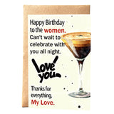 Funny Birthday Card For Women, Humorous Adult Birthday Cards With Envelope, Greeting Card For Girlfriend Best Friend Sister Female Friends
