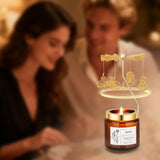 Unique Birthday Gifts For Women, Valentines Day Candles For Women, Rotatable Scented Candle For Anniversary,Mothers Day Gift From Daughter Son Sister (Christmas)