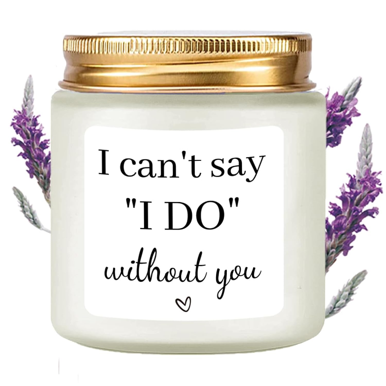 Bridesmaid Gifts Scented Candle Lavender - Funny Matron Of Honor Gifts For Bridesmaids Matron Of Honor Proposal Gift Maid Of Honour Proposal Gift Soy Candle 4Oz