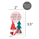 Mini Gnome Valentines (Wallet-Sized Cards With Tiny Envelopes) For Valentine'S Day (Set Of 24)