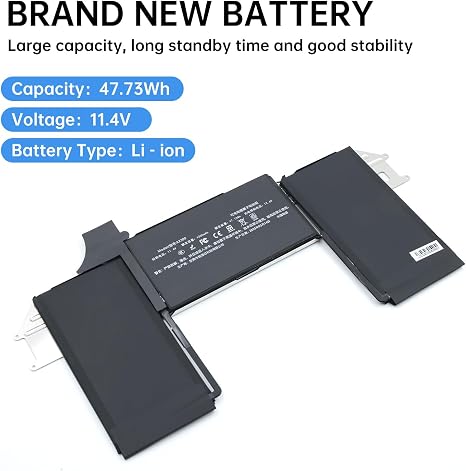 A2389 A2337 Laptop Battery Replacement for MacBook Air 13 Inch M1 2020 11 4V 55Wh