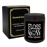 Dental Hygienist Gifts For Women, Dentist Gifts, Dental Assistant Gifts For Women, Dental Student Gifts, Floss Boss Gift Scented Candles