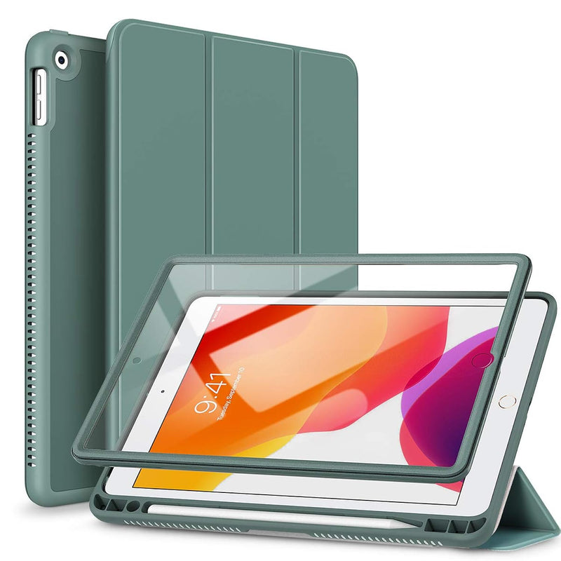 For Ipad 9Th/8Th/7Th Generation, Ipad 10.2 Case, [Built In Screen Protector] [