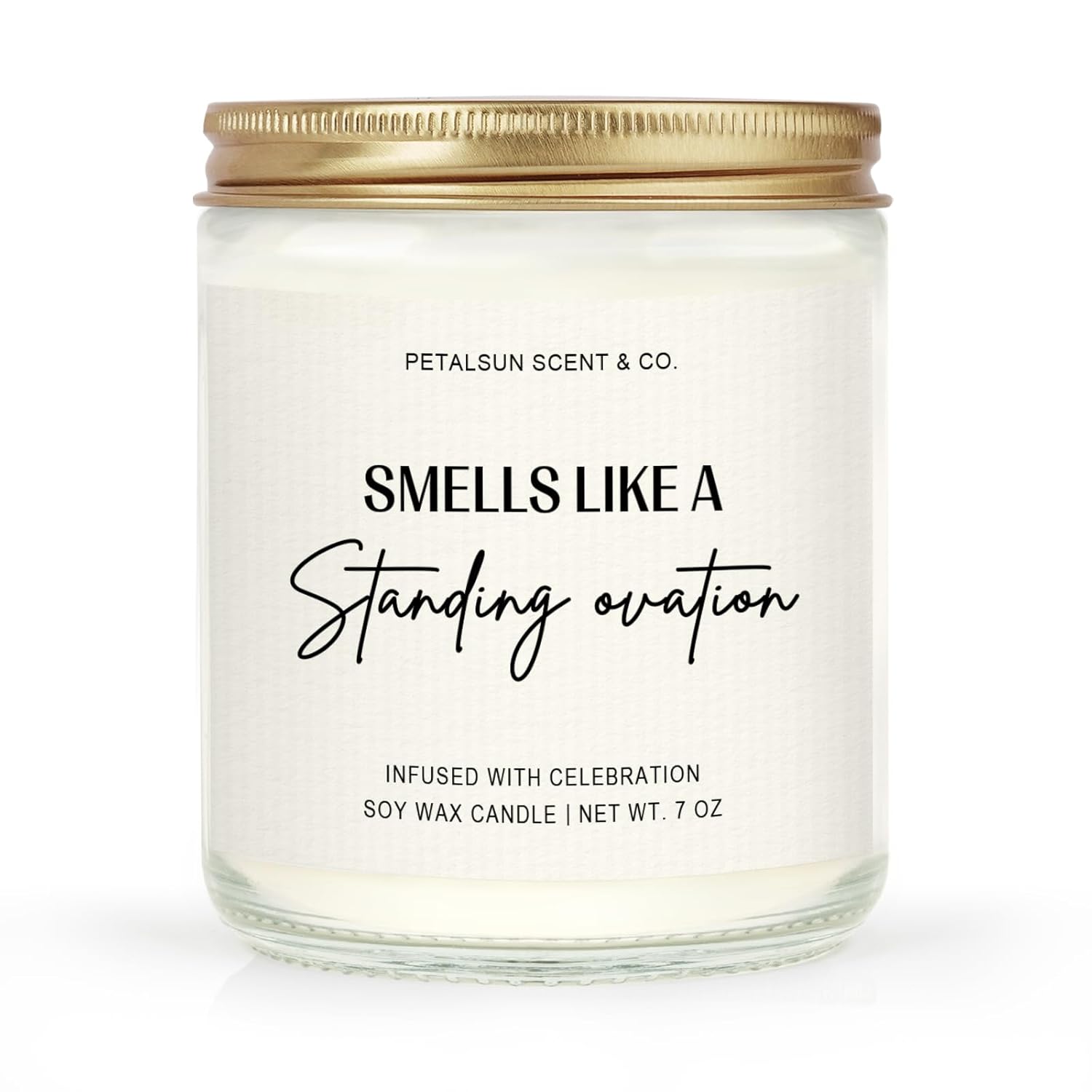 Standing Ovation Candle, Funny Theater Gifts, Gifts For Music & Broadway Lovers, Actors, Singers, Dancers, Theater Students, Graduates- Congrats, Graduation, Birthday, Christmas (7Oz)