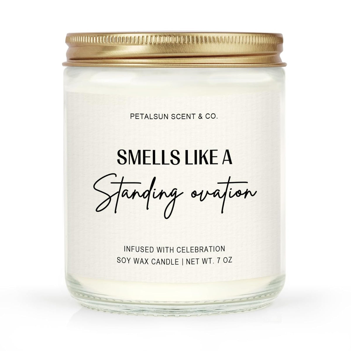 Standing Ovation Candle, Funny Theater Gifts, Gifts For Music & Broadway Lovers, Actors, Singers, Dancers, Theater Students, Graduates- Congrats, Graduation, Birthday, Christmas (7Oz)