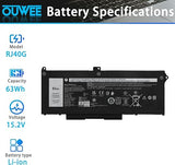 Dell RJ40G 63Wh Laptop Battery Replacement for Latitude 5420 5520 Precision 3560 M033W