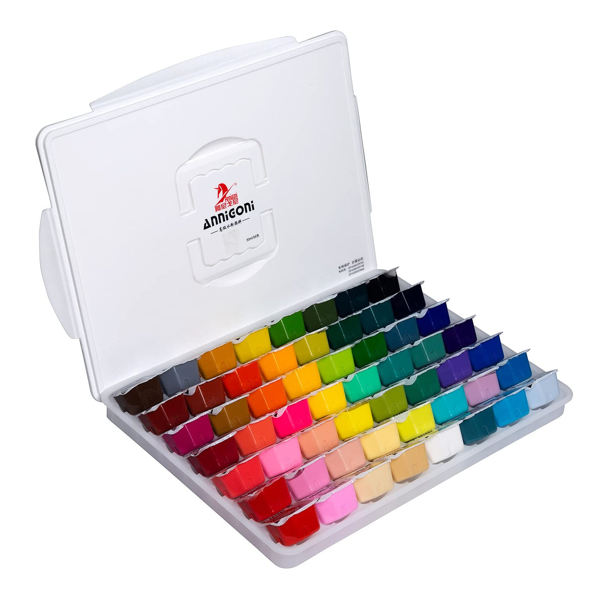 Gouache Paint Set, 56 Colors X 30Ml Unique Jelly Cup Design In A Carrying Case, Gouache Paint Perfect For Artists, Students, And Beginners