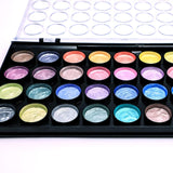 Signature Metallic Watercolor Set, 37 Piece Pearl Paint, 36 Vibrant Colors, 1 Paint Brush