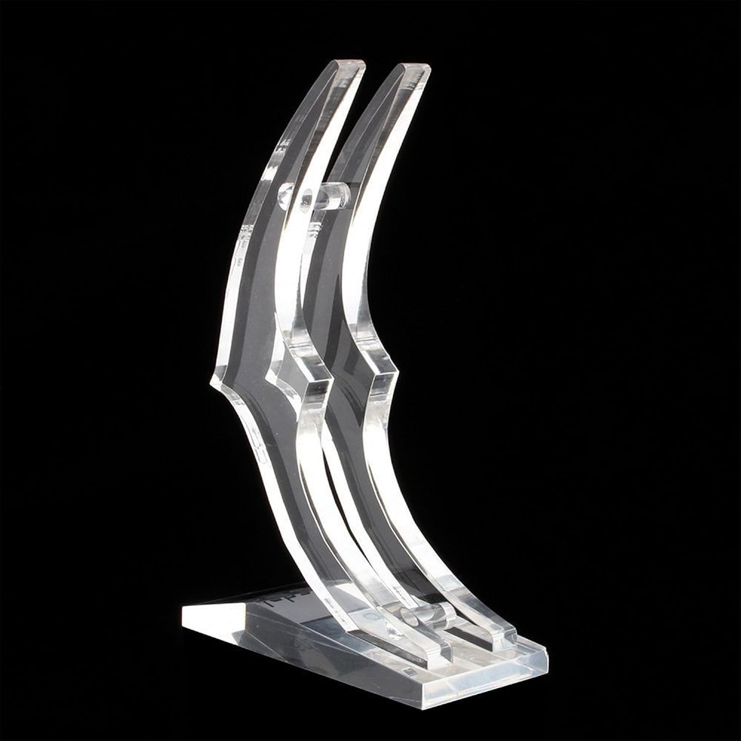 Long Stem 24K Gold Rose Flower Stand Shelf (Moon Stand)