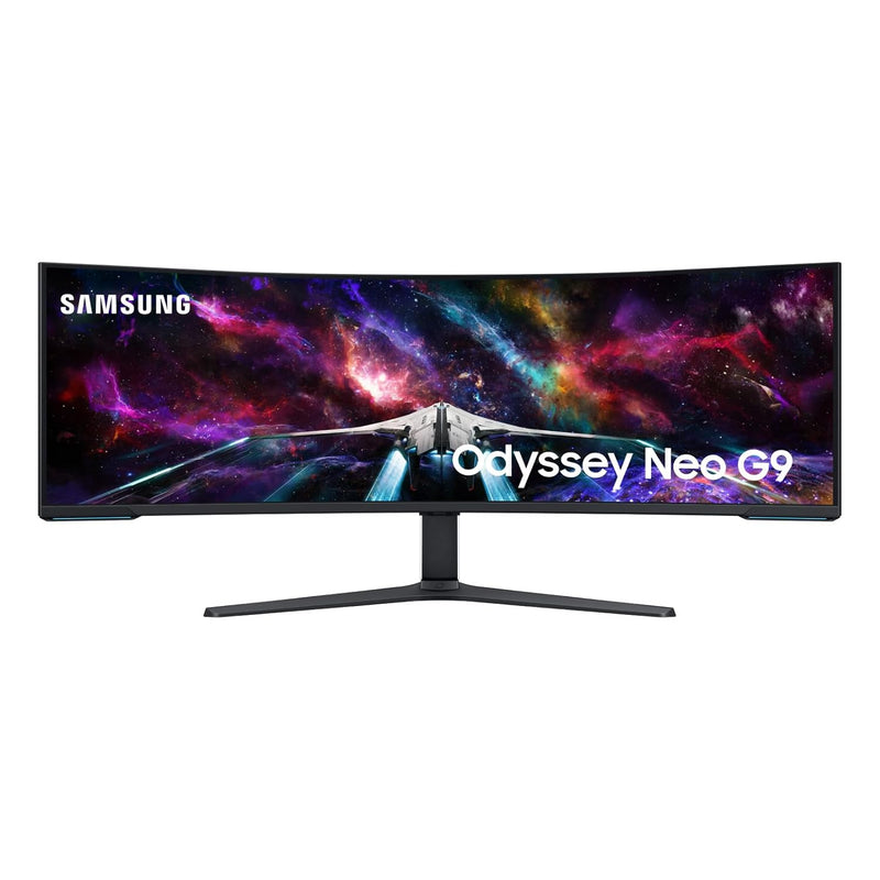 SAMSUNG 57" Odyssey Neo G9 Series Dual 4K UHD 1000R Curved Gaming Monitor, 240