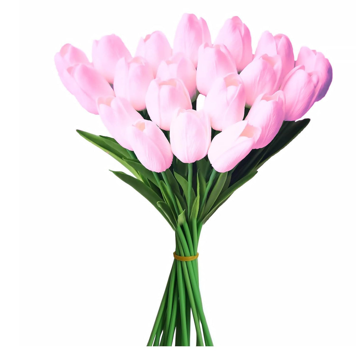 20Pcs Tulip Artificial Flowers 12.6Inch Real Touch For Wedding Decor Banquet Party Home Hotel Office Decoration Holiday Anniversary Celebration Faux Sterm
