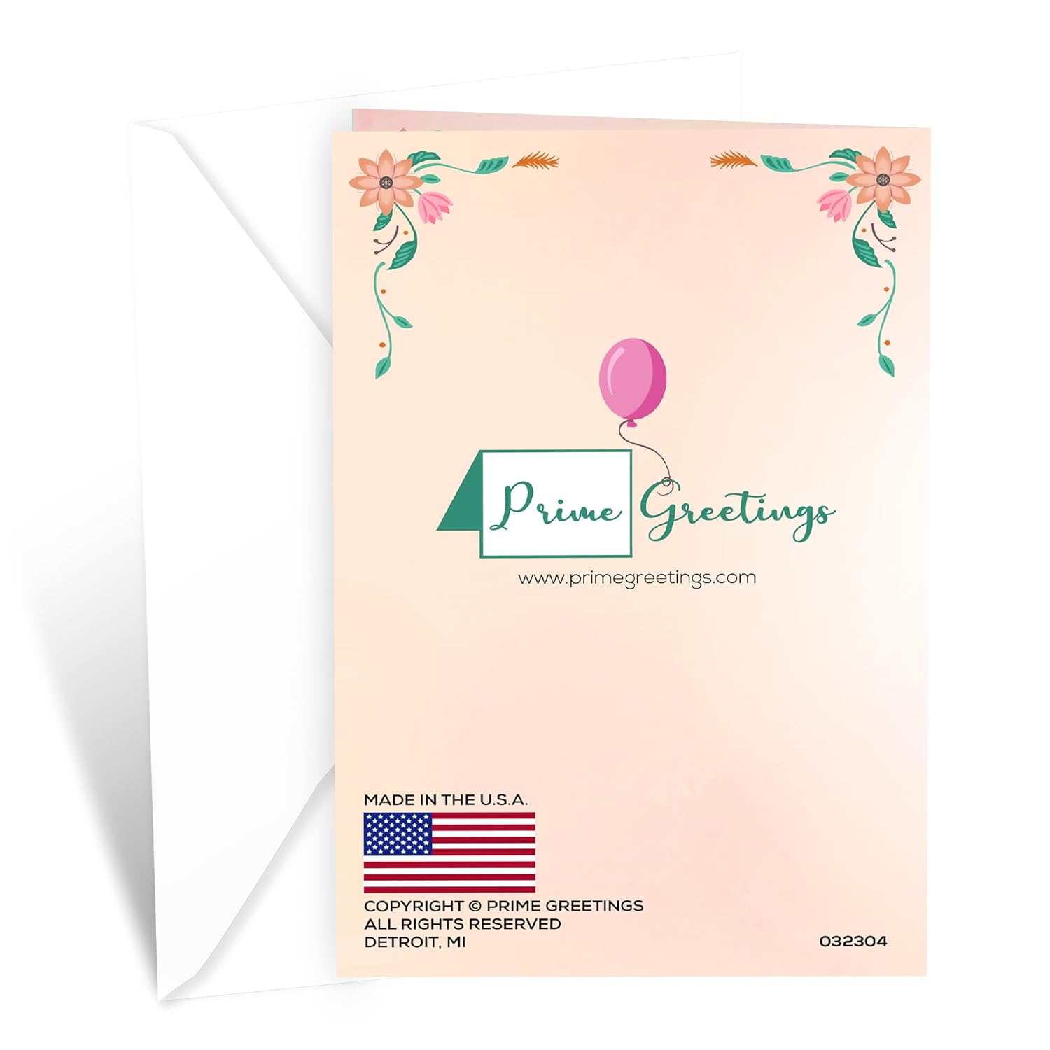 Happy Birthday Card For Aunt, Made In America, Eco-Friendly, Thick Card Stock With Premium Envelope 5In X 7.75In, Packaged In Protective Mailer