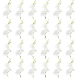 24 Pcs Artificial Flowers For Floating Candles Wedding Centerpiece Mini Orchid Flower Filler Vase Fillers For Wedding Dinning Table Party Home Restaurant Decoration