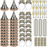 78pc New Year’s Eve 2026 Party Supplies Hair Hoops Noise Makers Hats Necklaces