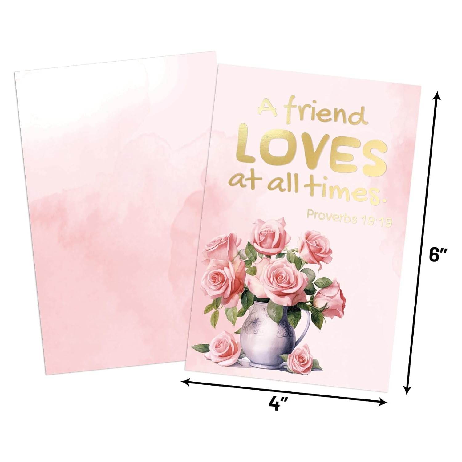 Religious Valentines Day Cards Christian Greeting Card Bulk Gold Foil Assortment Cards With Envelopes