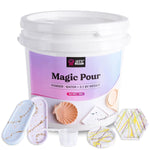 Resin Casting Powders 3000G, Fast Cured Casting Resin Kit For Beginners,20~30 Minutes De-Mold, Water Activated Plaster Powder Kit For Molds, Easy Mixing & Self Leveling