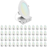48 Pack 6 Inch LED Recessed Lights 1400LM 5CCT Dimmable Downlights