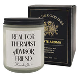 Realtor Gifts Scented Candles - Thank You Candle, Thank You Gift For Realtor Lavender Candle 8Oz, For Women, Closing Gifts For Realtor, For Real Estate Agents