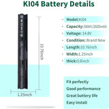 Replacement Laptop Battery for HP Pavilion 15-ab 15-an 17-g 15t 800049-001 KI04