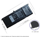 DELL H5CKD 53Wh 15V Laptop Battery Replacement for Latitude Inspiron Vostro