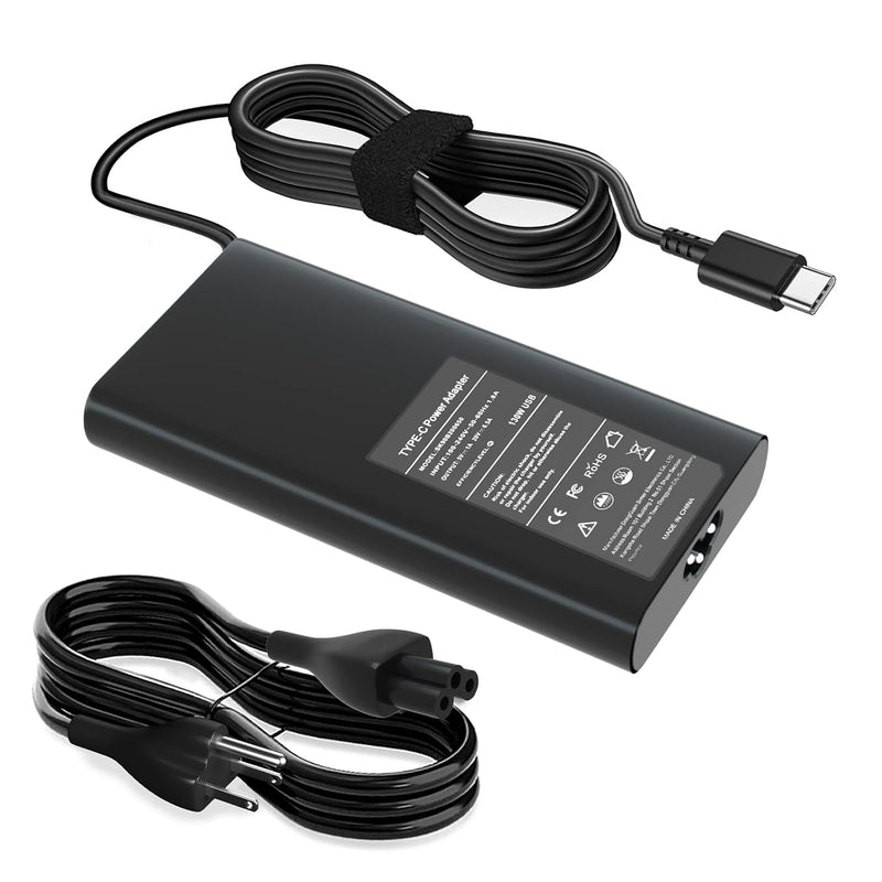 130W Usb-C/Usb Type C Laptop Charger For Dell Xps 9575 2-In-1, Dell Precision