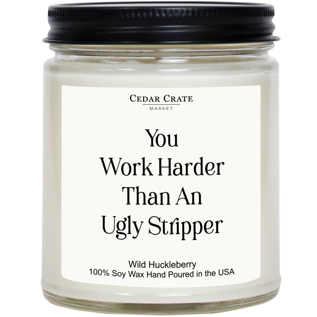 Funny Office Candle | Ugly Stripper | Funny Christmas Novelty Gifts For Coworker Boss Friend | Appreciation Gifts For Coworkers, Coworker Presents For Women, Boss - Made In Usa