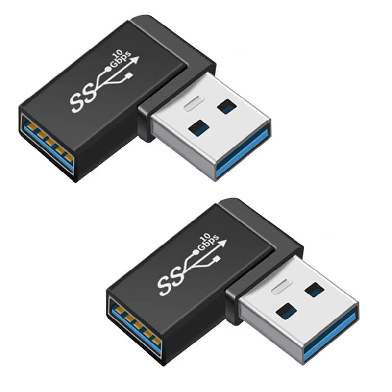 90 Degree Right Angle Usb 3.0 Male To Female Expansion Adapter For Connecting