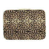 Kayond KY-03 Canvas Fabric 14.1 Inch Laptops Sleeve - Brown Leopard Print